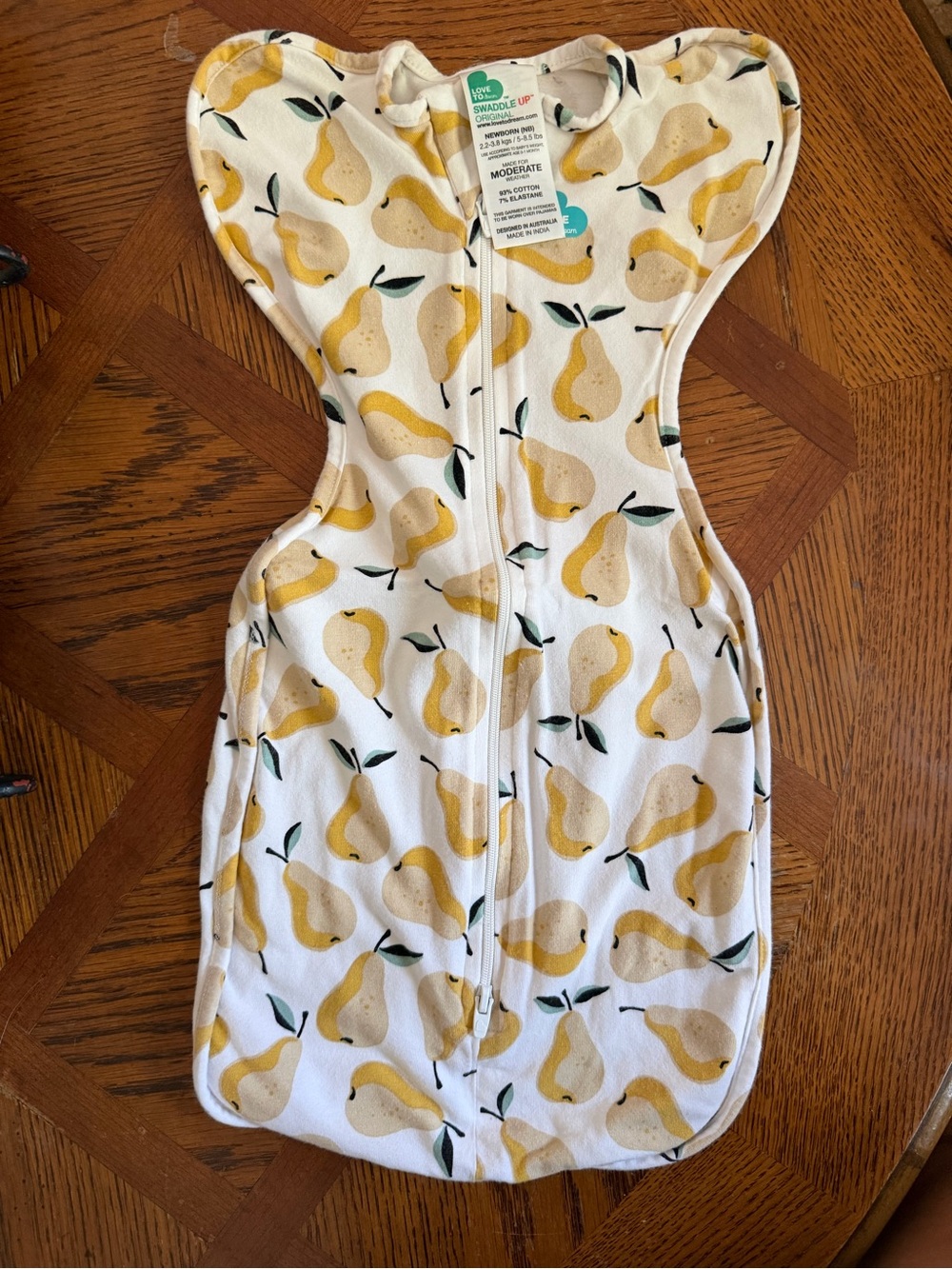 Love To Dream Pear Print Swaddle
